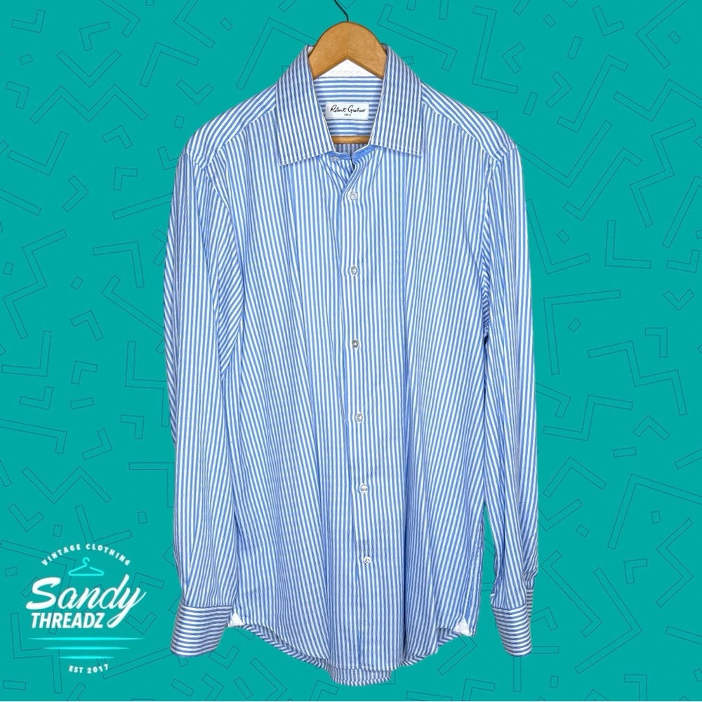 Robert Graham Striped Button Down Shirt - Picture 2 of 7